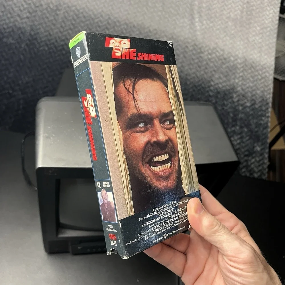 The Shining (VHS, 1990) Jack Nicholson, Stanley Kubrick 1980 Warner Video